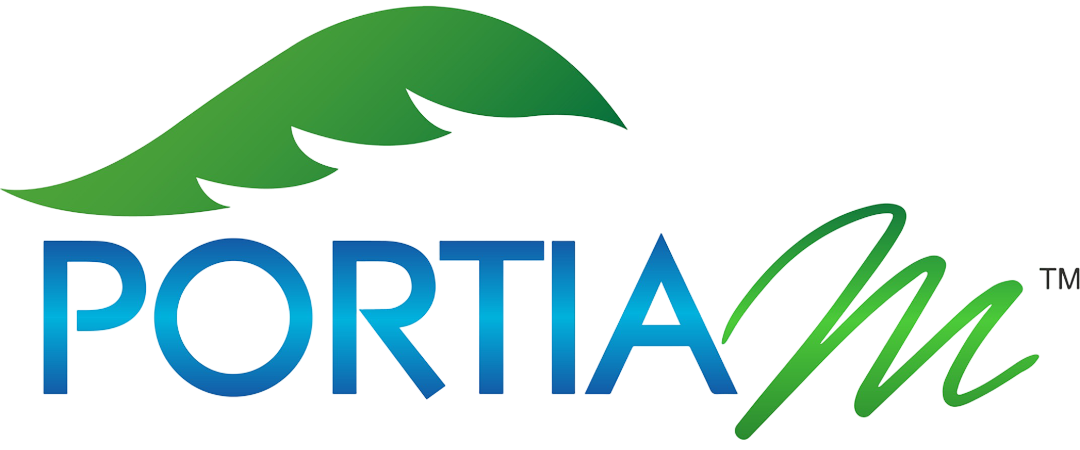 Portia M logo