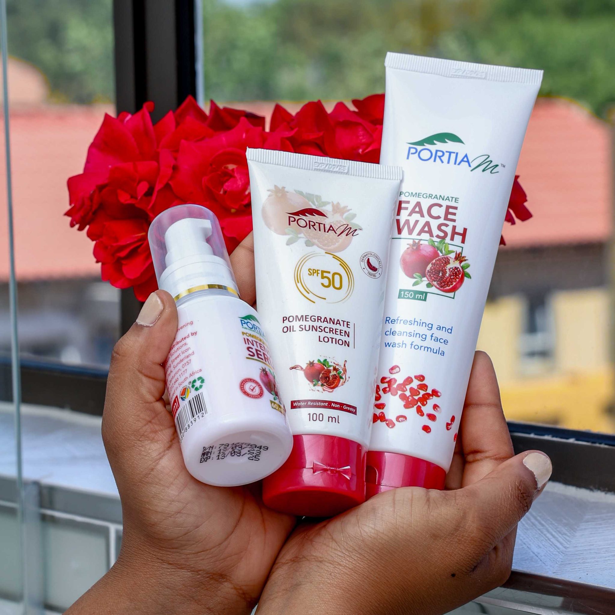 pomegranate range from Portia M